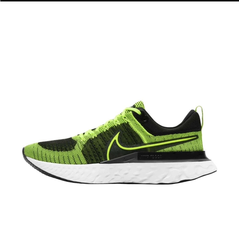 Size 11 - Nike React Infinity Run Flyknit 2 Volt/Black brand new